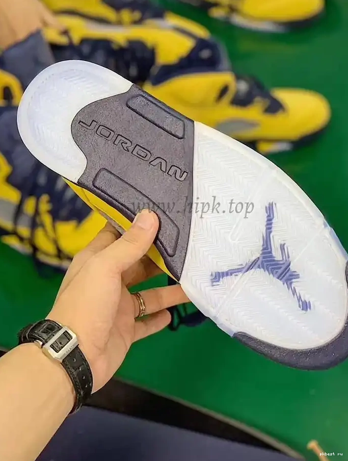 to V Amarillo Air Jordan ship SP GOD Inspire materials Navy 5 Retro Michigan retail PK ready 0610